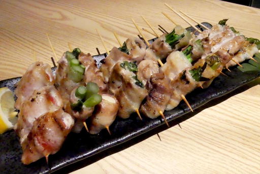 野菜巻き串八本盛り