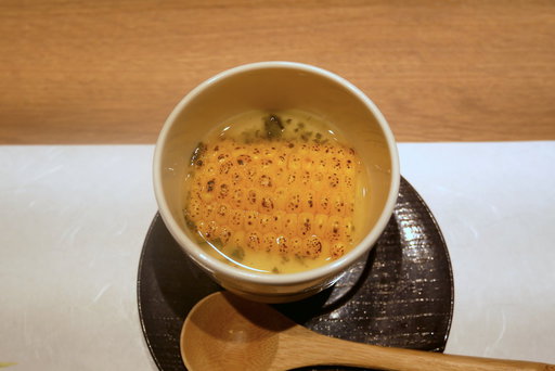 クリームチーズととうもろこし