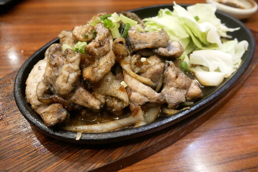 宮崎地鶏モモ炭火焼き