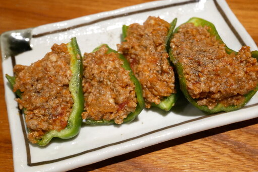 冷製肉詰めピーマン