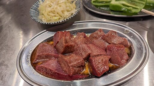 名物レバ焼き