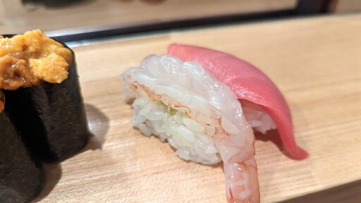 中トロ、赤海老