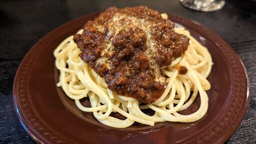 勝負をかけたミートソース