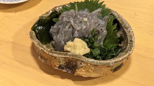 白魚刺身