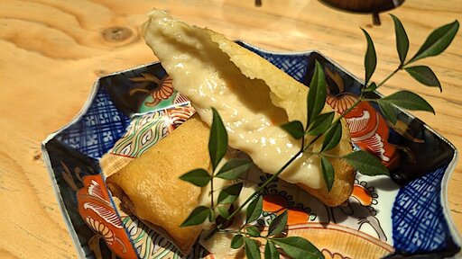 越前がにのかにクリーム春巻き