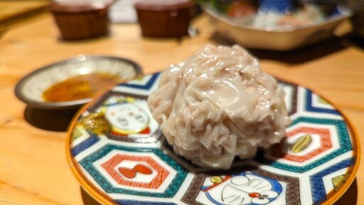 肉汁溢れる。能登豚とタケノコのジューシー焼売