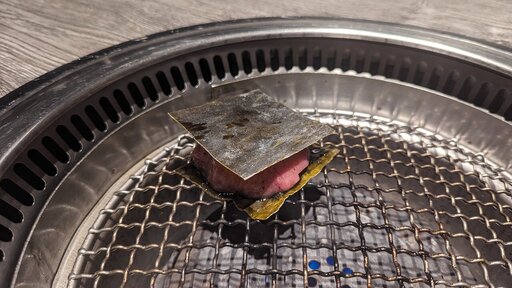 近江牛特上タン　厚切りタン元昆布締め 焼き