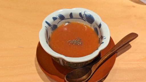 エビビスクの茶碗蒸し