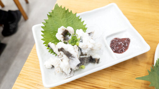 鱧の湯引き