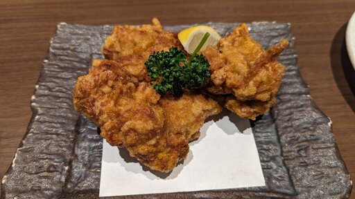 鶏の唐揚げ カレーだれ