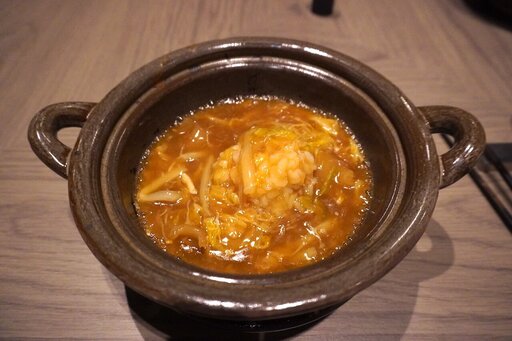 フカヒレ タラバガニ 土鍋ご飯