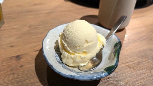 バニラアイス