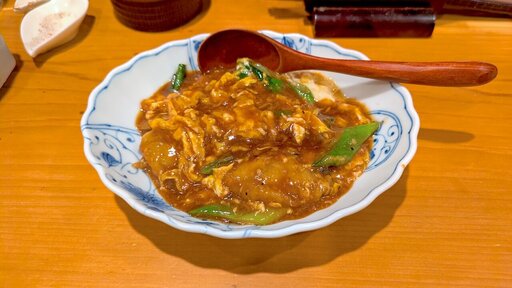 牡蠣と玉子のとろーり炒め