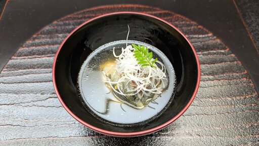 椀物 丸吸い 白髪葱 露生姜