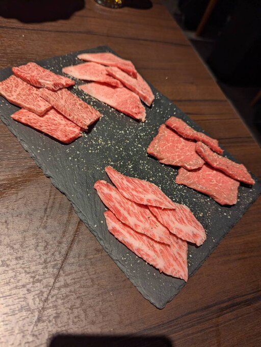 本日のお肉盛り合わせ4種
