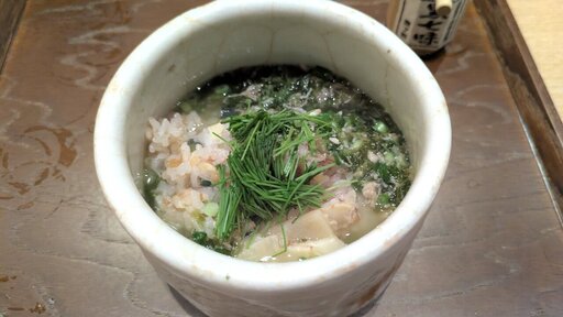 たけのこご飯出汁茶漬け