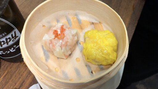 海鮮海えびシユマイと桜えびとしょうがのシユマイ