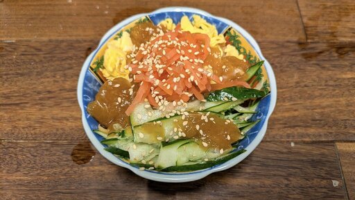 冷やし中華鶏