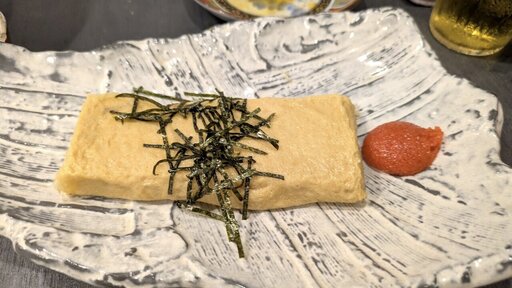 けむり秘伝の鶏ガラだし巻き卵