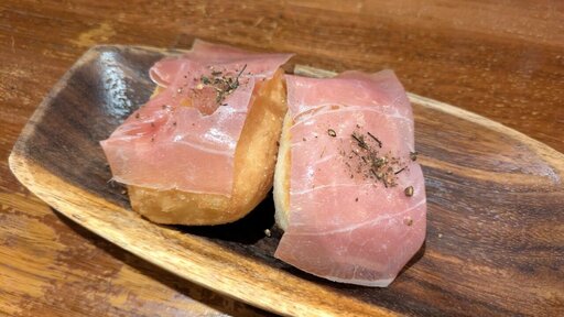 イタリアモデナのニョッコフリットと生ハム