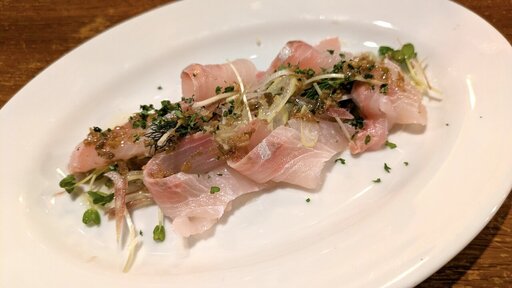 朝捕れ鮮魚のカルパッチョ