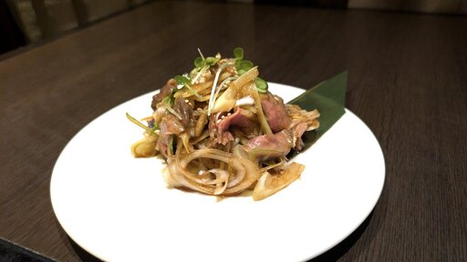牛タンの出汁わさび醤油