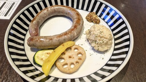 ブラートブルスト&チーズリゾット