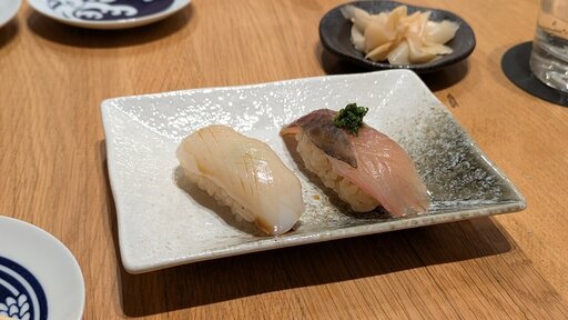 紋甲イカ、真鯵