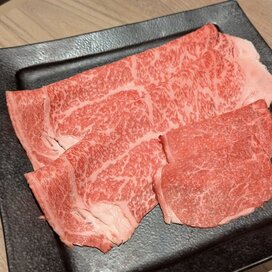 極上ロース焼きすきと赤み焼きすき