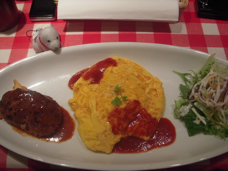 オムライス＆ハンバーグ