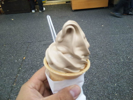 ほうじ茶ソフトクリーム