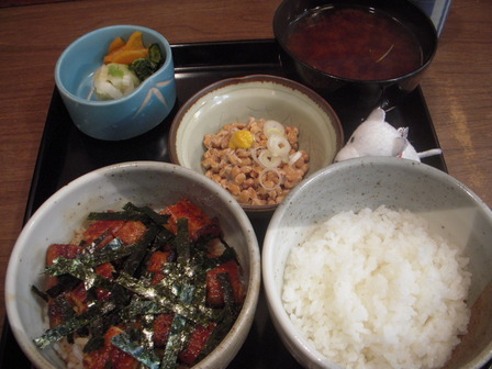 鰻まぶし丼