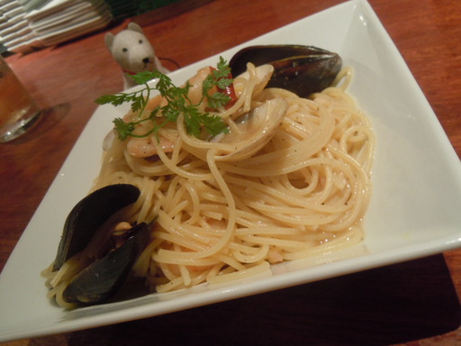 魚介のぺペロンチーニ
