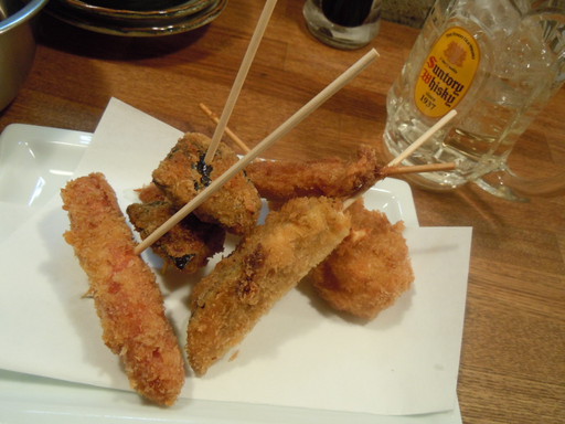 串揚げ5種盛り