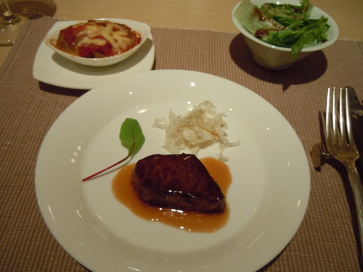 黒毛和牛のステーキ　西洋わさび風味