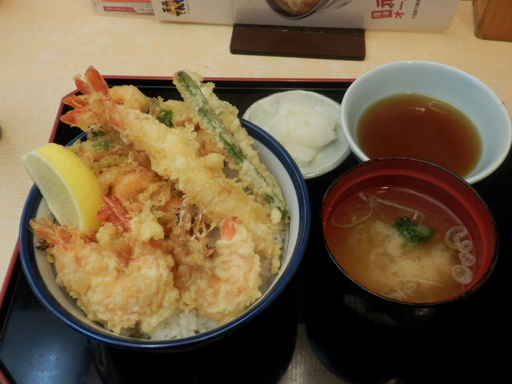 海老エビえびの海老天丼