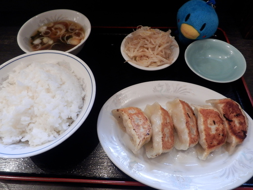 焼き餃子定食