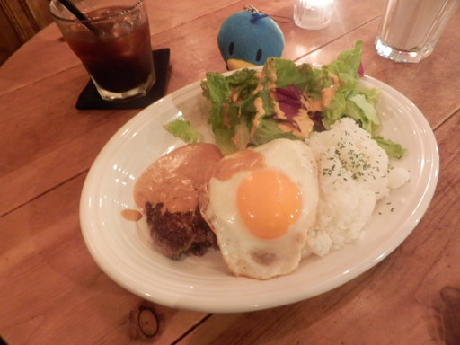 ハンバーグライスプレート