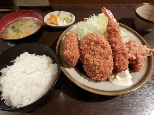 海老盛り合わせ定食