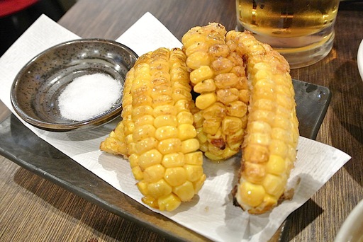 とうもろこしの唐揚げ