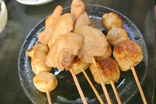 つくね、豚バラ、にんにく
