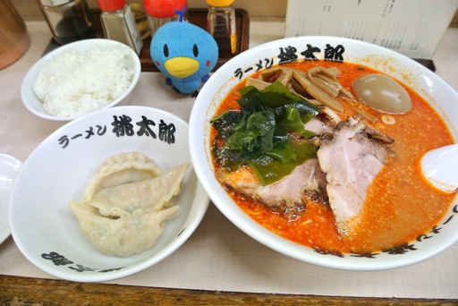 桃太郎チャーシューメンセット