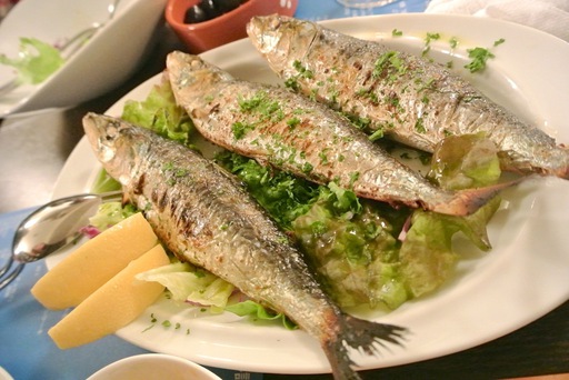 イワシの塩焼き