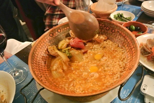 カタプラーナスープのリゾット