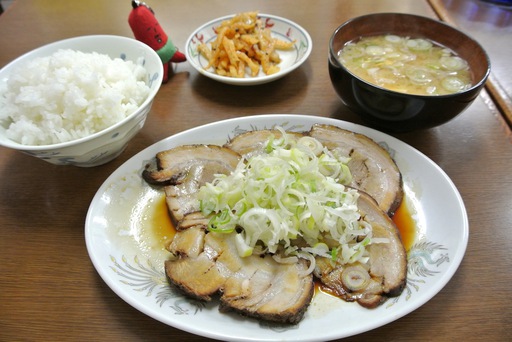 チャーシュー定食