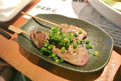 半生レバー串