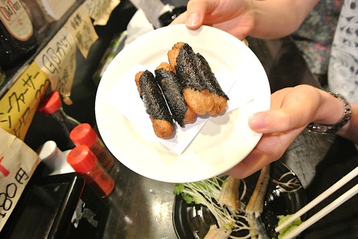 山芋の磯辺揚げ