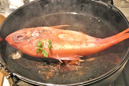 調理中