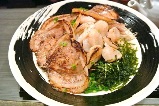 帆立と小海老の焦しバター茶漬け With 厚切りチャーシュー