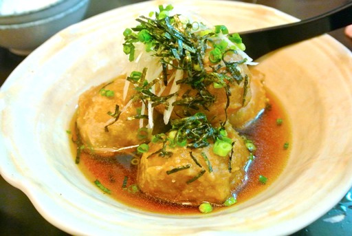 蕎麦がき揚げ出汁